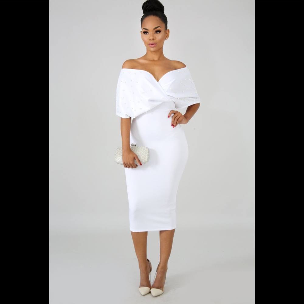 Pearls of Joy Bodycon Dress